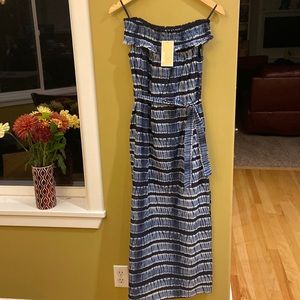 NWT MICHAEL KORS MAXI STRAPLESS MAXI DRESS